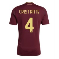 Camisa de Futebol AS Roma Bryan Cristante #4 Equipamento Principal 2024-25 Manga Curta